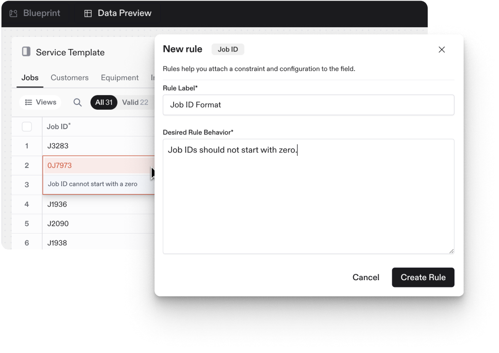 Validation Rules